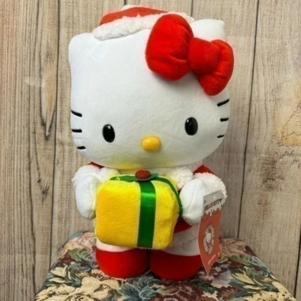 Hello Kitty Christmas greeter  plushie